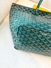 Load image into Gallery viewer, π NEW! 2025 GOYARD Saint Louis GM Canvas Leather Tote Bag / Green