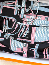 Load image into Gallery viewer, HERMES "Lettres Equestres" Drawstring Cotton Dress / EU34