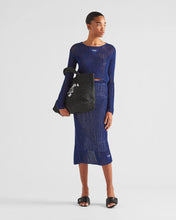Load image into Gallery viewer, PRADA Crochet Tote Bag - Black