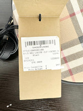 Load image into Gallery viewer, BURBERRY New Louise Check Round Crossbody Bag - Archive Beige & Black