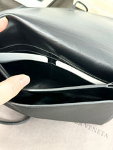 Load image into Gallery viewer, BOTTEGA VENETA Nappa Intrecciato Tie Clutch in Black