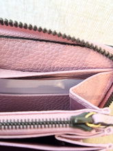 Load image into Gallery viewer, GUCCI Double G Zip Around Long Wallet with Bamboo / Pink