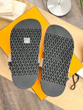 Load image into Gallery viewer, HERMES Genius Suede Goatskin Sandals in Beige Sable - EU37