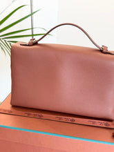 Load image into Gallery viewer, LORO PIANA Extra Pocket L27 Grained Calfskin Bag in  Kummel/Antique Silver