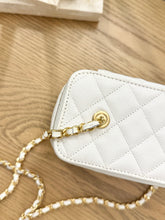 Load image into Gallery viewer, CHANEL 2023 Coco Casino Vanity With Chain Crossbody Bag in White