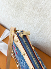 Load image into Gallery viewer, π LOUIS VUITTON LV x TM Takashi Murakami Monogram Denim Pochette Accessoires
