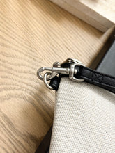 Load image into Gallery viewer, SAINT LAURENT Rive Gauche Linen Canvas Wristlet Pouch in Optic White