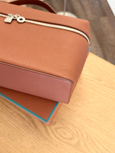 Load image into Gallery viewer, LORO PIANA Extra Pocket L27 Grained Calfskin Bag in  Kummel/Antique Silver