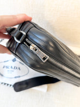 Load image into Gallery viewer, PRADA Diagramme Leather Small Camera Crossbody Bag - Black