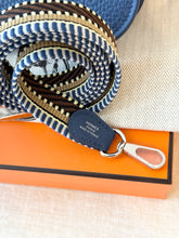 Load image into Gallery viewer, HERMES 2025 Evelyne TPM 16 Clemence Leather Amazone Bag / Bleu Tie / PHW