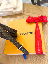 Load image into Gallery viewer, LOUIS VUITTON 2024 LV Mini Flowergram 15mm Reversible Belt - Black - 90cm