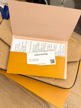 Load image into Gallery viewer, LOUIS VUITTON 2024 Félicie Pochette Empriente Leather Crossbody Bag in Arizona