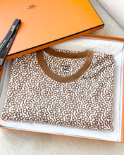 Load image into Gallery viewer, HERMES 2024 “Naoussa Chaine” Cotton Micro Dress / Brown / EU34