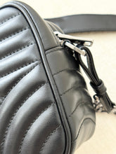 Load image into Gallery viewer, PRADA Diagramme Leather Small Camera Crossbody Bag - Black