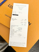 Load image into Gallery viewer, LOUIS VUITTON 2023 Bella Mahina Leather Bucket Bag in Gray Metallic