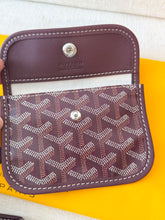 Load image into Gallery viewer, π NEW! 2025 GOYARD Anjou Canvas Leather Reversible Mini Tote Bag / Burgundy