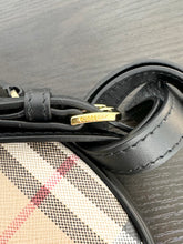 Load image into Gallery viewer, BURBERRY New Louise Check Round Crossbody Bag - Archive Beige & Black