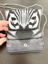 Load image into Gallery viewer, BURBERRY Small Zebra Pattern Leather Crossbody Bag