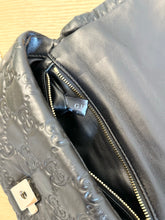 Load image into Gallery viewer, GUCCI GG Milano Mini Leather Top Handle Bag in Black