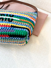 Load image into Gallery viewer, MIU MIU Multicolored Crochet Pouch Bag