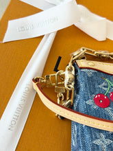 Load image into Gallery viewer, π LOUIS VUITTON LV x TM Takashi Murakami Monogram Denim Pochette Accessoires
