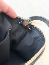 Load image into Gallery viewer, GUCCI GG Monogram Canvas Charm Web Pochette / Black