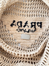 Load image into Gallery viewer, PRADA Raffia Crochet Logo Tote Bag - Neutral
