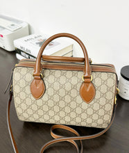 Load image into Gallery viewer, ▪️SOLD▪️GUCCI GG Supreme Canvas Small Boston Bag in Beige/Brown