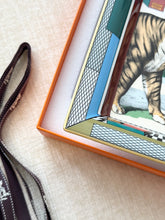 Load image into Gallery viewer, HERMES Grand Theatre Nouveau Change Tray / Fauve / Rouge / Bleu