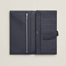 Load image into Gallery viewer, HERMES 2022 Bearn Wallet in Bleu Indigo / Epsom Leather