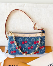 Load image into Gallery viewer, π LOUIS VUITTON LV x TM Takashi Murakami Monogram Denim Pochette Accessoires