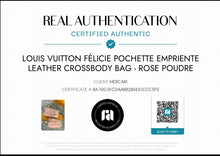 Load image into Gallery viewer, LOUIS VUITTON Empreinte Leather Credit Card Holder in Rose Poudre