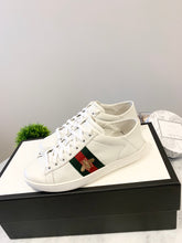 Load image into Gallery viewer, GUCCI Women’s White Ace Leather Sneakers EU36/US6.5