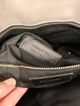Load image into Gallery viewer, SAINT LAURENT Quilted Grained Leather Monogram Chain Bo Cassandre Tote Bag In Grey