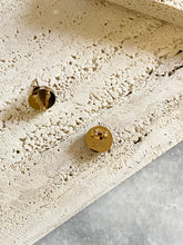 Load image into Gallery viewer, VERSACE Virtus Stud Earrings In Gold
