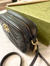 Load image into Gallery viewer, GUCCI GG Marmont Mini Crossbody Bag in Black
