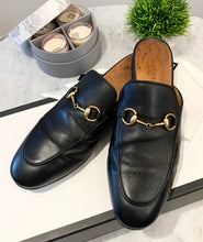 Load image into Gallery viewer, GUCCI Princetown Women’s Leather Slippers In Black EU38