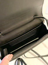 Load image into Gallery viewer, SAINT LAURENT Snakeskin Zebra Print Monogram Toy Kate Crossbody Bag