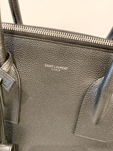 Load image into Gallery viewer, SAINT LAURENT Small Zipped Supple Sac de Jour Duffel Bag in Black