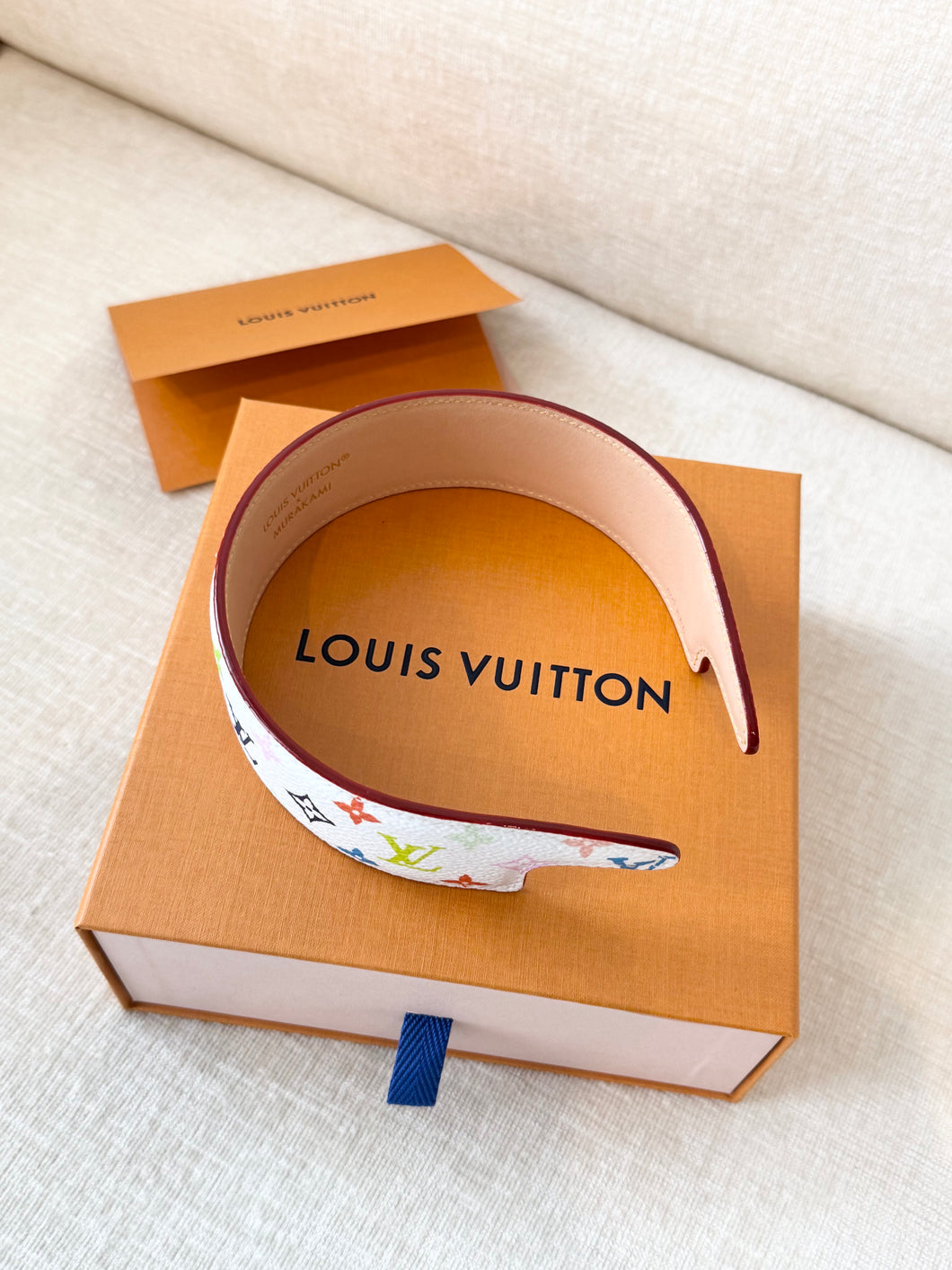 LOUIS VUITTON 2025 LV x TM Monogram Multicolor LV Outline Headband