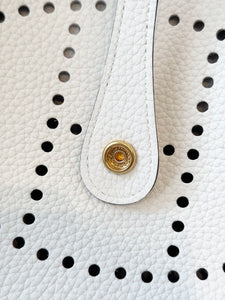 ✨NEW✨2025 Hermes Evelyne III 29 PM Bag - New White - Gold Hardware
