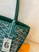 Load image into Gallery viewer, 💚NEW! 2025 GOYARD Anjou Reversible Mini Tote Bag / Green
