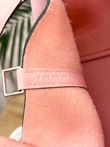 HERMES 2024 Clemence Picotin Lock 22 Palladium Hardware in Rose Sakura