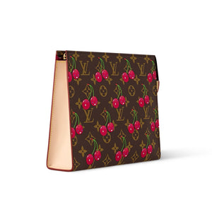 🍒 LOUIS VUITTON LV x TM Takashi Murakami Monogram Cherry Toiletry Pouch