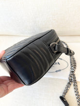 Load image into Gallery viewer, PRADA Diagramme Leather Small Camera Crossbody Bag - Black
