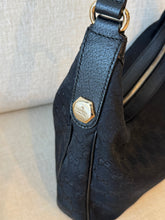 Load image into Gallery viewer, GUCCI GG Monogram Canvas Medium Charmy Hobo Bag / Black
