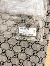 Load image into Gallery viewer, GUCCI GG Cotton Jacquard Scarf - Grey/Black

