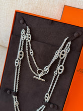 Load image into Gallery viewer, ✨NEW✨2025 Hermes Farandole Long Necklace 160 / Silver
