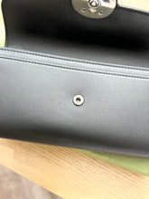 Load image into Gallery viewer, GUCCI Mini Joan Double Leather Bifold Long Wallet in Black
