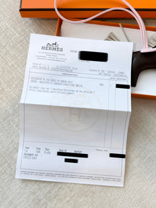 🐎✨NEW✨2025 Hermes Rodeo PM Charm / Chocolat / Craie / Rose Darling